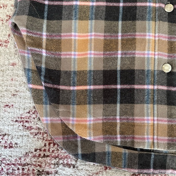 Zara Multicolor Plaid Button Down Shirt - Picture 9 of 9